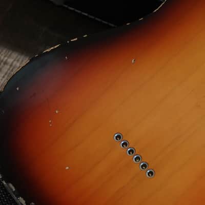2018 K-Line Truxton '72 Ash Lollar's Electric Guitar Sunburst + COA OHSC image 15