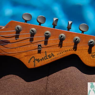 1987 Fender American Vintage Reissue 1957 Stratocaster - 100% Natural Ultimate Road Warrior MOJO - Pro Set Up w Perfect Frets/Action/Intonation! image 6