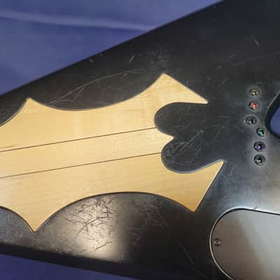 B.C. Rich Junior V Electric Guitar w/Flying V Hardshell Case (Satin Black) image 8