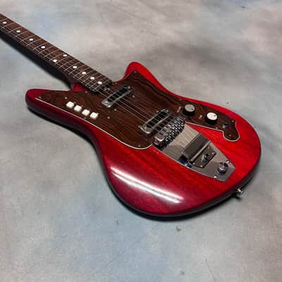 1960's Galanti Grand Prix Electric Guitar Cherry Red w/OHSC image 13