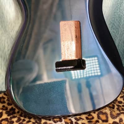 Stunning ColorShift Blue/Teal/Purple Replacement HSH Strat North American Alder image 9