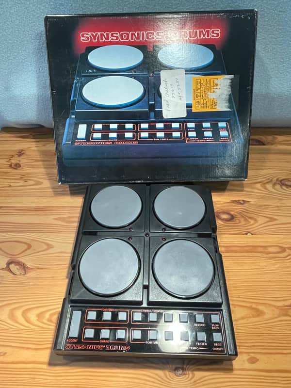 Mattel Electronics Synsonics Drums - Orig Box/Manual/Power Supply image 1