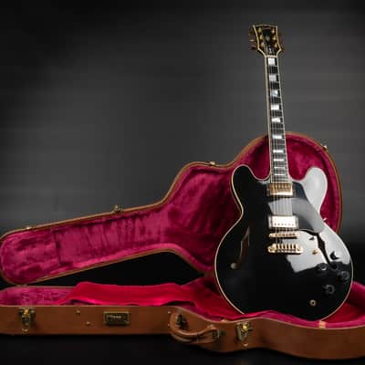 1989 Gibson ES-347 S - Ebony | USA Vintage Post Norlin Era Custom Semi-Hollow Bill Lawrence The Original HB-R HB-L Humbucker Pickups Coil Split | OHSC image 1