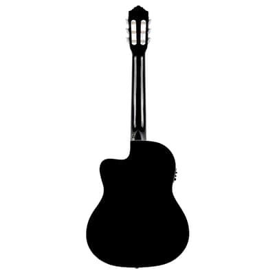Ortega Family Series Pro Solid Top Acoustic-Electric Nylon Classical Guitar w/ Bag image 4