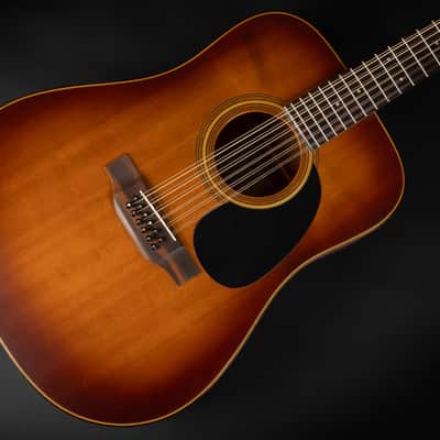 1988 K. Yairi YW11-12 - Vintage Sunburst Satin | Vintage Japan 12-String Dreadnought Acoustic Guitar | OHSC image 6