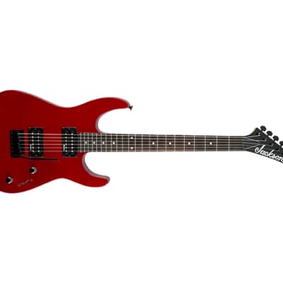 Used Jackson JS Series JS11 Dinky - Metallic Red w/Amaranth FB image 4