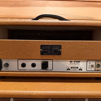 Benson Amps B700 700-Watt 1x15" Bass Amp Half Stack - Aged Tweed 2026 image 3