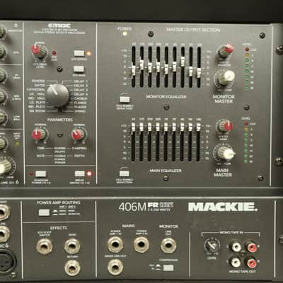 Immagine Mackie 406M 6-Channel 500W Powered Mixer Console - 3