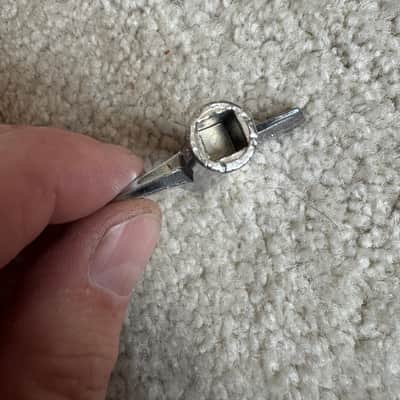 Ludwig Vintage Snare or Tom Drum Key 60s - Chrome image 8