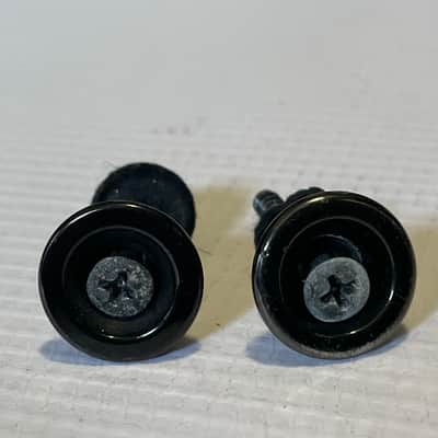 2000's Japan Jackson Dinky Guitar Factory Black Oversize Strap Buttons image 1
