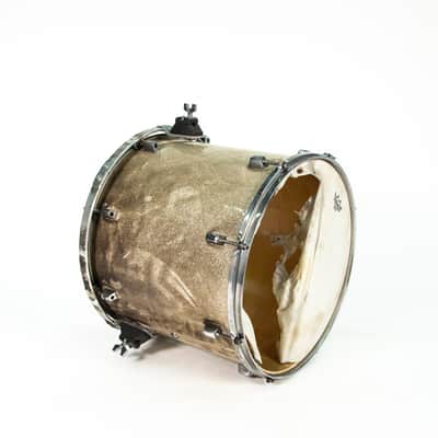 OCDP 14/18/22 Burned Silver Sparkle Drum Kit Owned By Tre Cool Of Green Day image 14