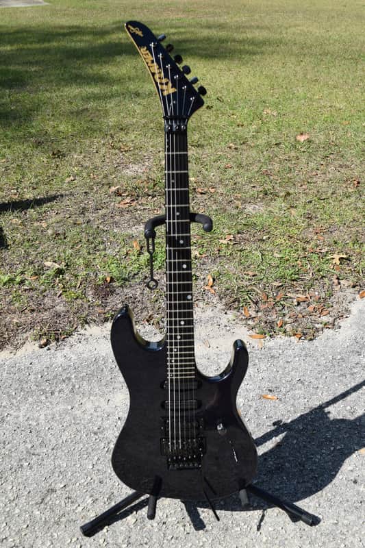 Kramer Nightswan II 1991 - Black Sparkle image 1