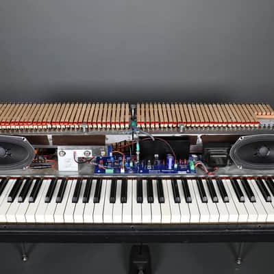 1973 Wurlitzer 200 Black Fully-Serviced Retrolinear EP200 + Extras image 4