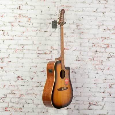 Fender Redondo Player Acoustic/Electric Guitar Sunburst x6982 image 9