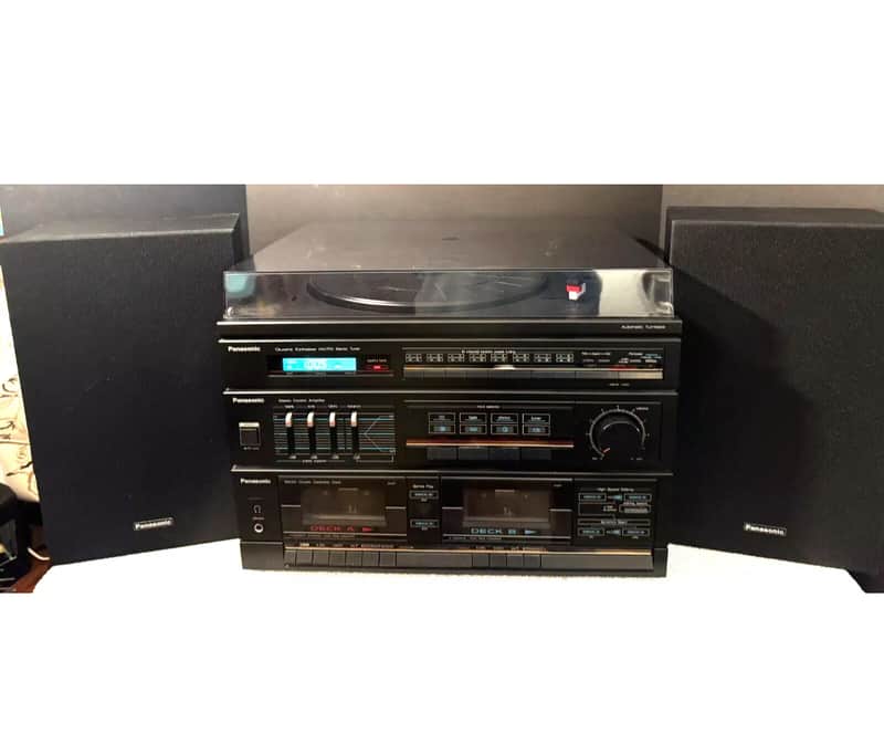 Panasonic SG-D16 AM/FM stereo w/ double Cassette deck & Record