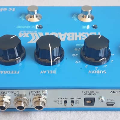 TC Electronic Flashback X4 Delay & Looper 2011 - 2019 - Blue image 5
