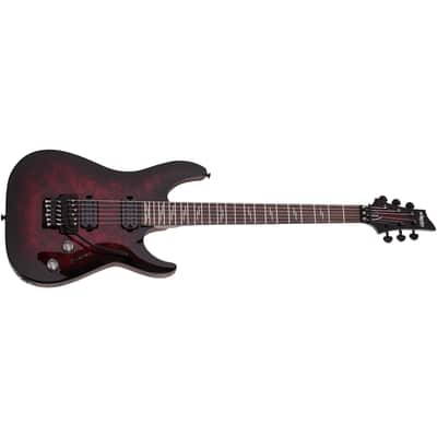 Schecter Omen Elite-6 FR - Rosewood Fingerboard, Black Cherry Burst image 15