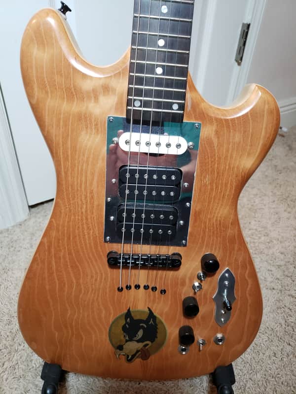 Jerry Garcia type Wolf Guitar handmade in USA  by Troy Post Guitars image 1