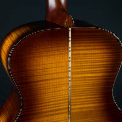 Martin GP Custom Flamed Maple and Sitka Spruce Full Body Ambertone Burst Grand Performance Used (2023) image 20