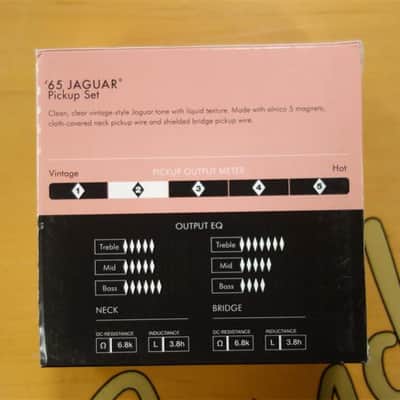 Fender Pure Vintage '65 Jaguar Pickup Set, Vintage White, (2) image 3