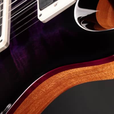 PRS Custom 24 - Dark Violet Smokewrap Burst/Natural Back image 19