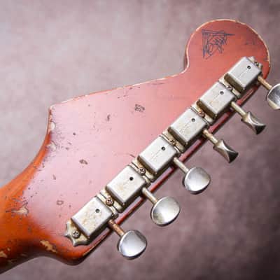 FENDER USA Masterbuilt '61 Reissue Stratocaster Heavy Relic *Vincent Van Trigt " Vintage White + Rosewood" (2024) image 15