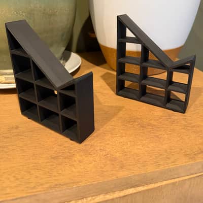 High 40º Universal Stand for Behringer Desktop Modules & Moog 60HP 104HP Eurorack Cases - color BLACK - by KZcraftworks - USA