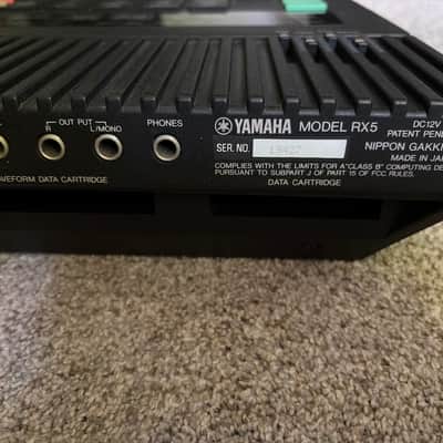 Yamaha RX5 Digital Rhythm Programmer 1986 - Black image 7