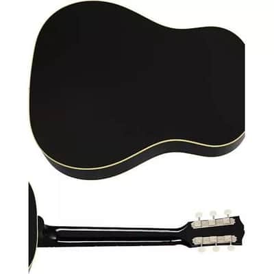 GIBSON - 60S J-45 ORIGINAL, ADJ SADDLE NO PICKUP EBONY image 7