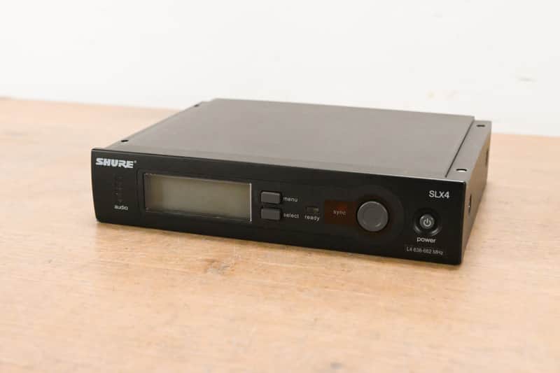 Shure SLX4 Wireless Receiver - L4 Band: 638-662 MHz (NO POWER SUPPLY) CG0132R image 1