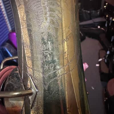 Indiana Band Inst CO. Elkhart IND Alto Saxophone Low Pitch A / 7498 image 6