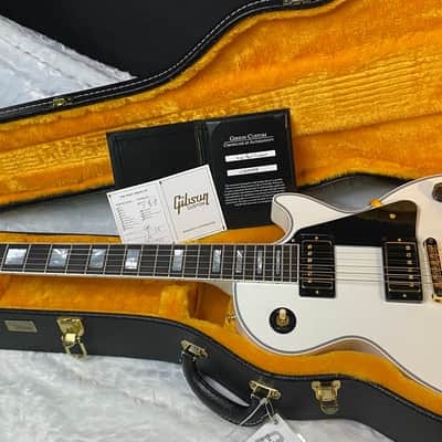 NEW! Gibson Les Paul Custom - Alpine White - Ebony Board - Authorized Dealer - 10.1 lbs - G06424 image 12