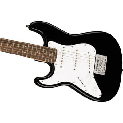 Squier Mini Strat V2 Lefthand Black - Electric Guitar image 4