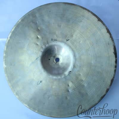 Sabian HH 14"Hi-Hats 80s OG Hand Hammered 996/1086g Med-Thin 1st Gen B20 Cymbals image 4