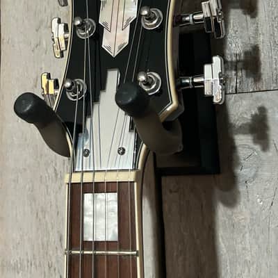 D'Angelico Premier DC Semi-Hollow Double Cutaway with Stairstep Tailpiece Trans Wine, Pro Setup Very Nice ! image 8