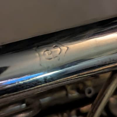 Legendary Vintage 1929 King Liberty 1 Silvertone "Artist Bore" Trumpet .468 – First Year Model! Valve Rebuild by Mark Metzler. Rare as Leprechaun Gold image 8