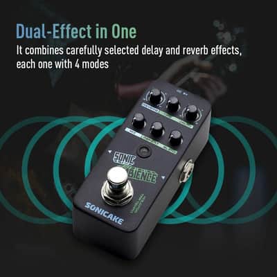 SONICAKE Sonic Ambience Multi Mode Delay and Reverb Guitar Bass Effects image 4