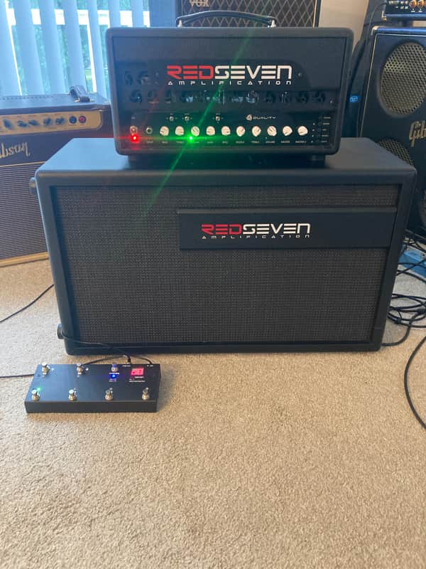 Redseven Duality 50 with 2x12” Cabinet  and FS-7 foot switch Excellent Shape! image 1