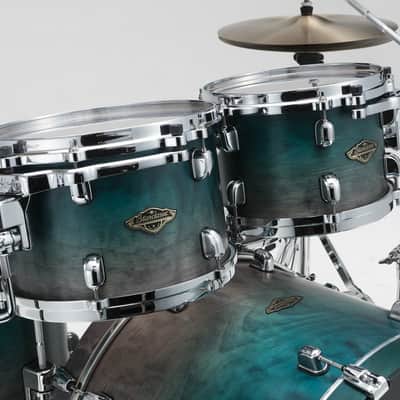 Tama WBS52RZS-SPF Starclassic Walnut/Birch Lacquer Shell Kit 5 pcs - Satin Sapphire Fade/Chrome HW image 20
