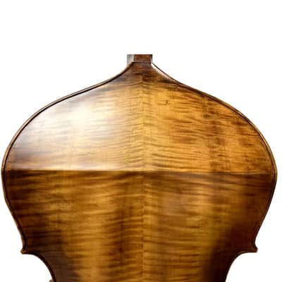 High quality 4/4 Double bass,Flames Maple back,Spruce Wood Top,Deep Big Sound image 8