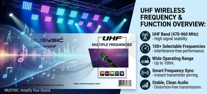 MUSYSIC USA (BRAND NEW) MU-H1UHF 2026 image 1