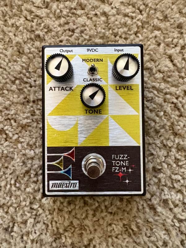 Maestro Fuzz-Tone FZ-M 2022 - Present - Yellow Graphic image 1