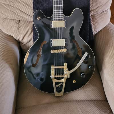 Bruno Guitars TN-295 Relic - Brass Powder Gold | Reverb