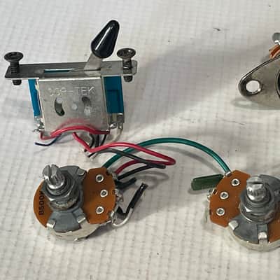 2000's Korean Ibanez RG320FM RG Series Guitar Factory Electronics Wiring, Volume Tone Pot Jack image 2