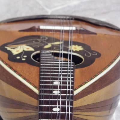 fine vintage MIGMA all solid luthier Wunderlich quality 8string bowlback MANDOLIN Germany image 11