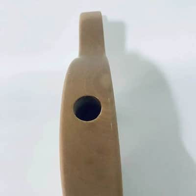Left Handed Ash Wood Tele Style Guitar Body, String Through Bridge image 6