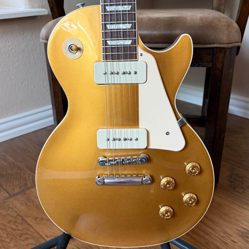 8.66 LBS! Gibson Les Paul Standard '50s P-90 2019 - Present - Gold Top