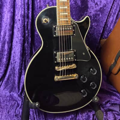 Epiphone Les Paul Custom Electric Guitar Ebony image 13