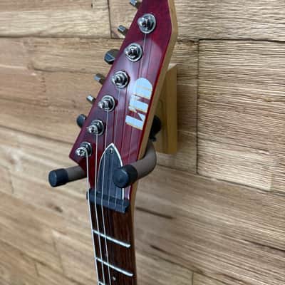 LTD ESP MH-100 QMNT Electric Guitar -2008 -Hardtail- See Thru Black Cherry - 7lbs even image 8