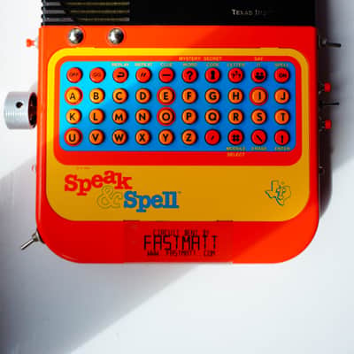 Fast Matt Circuit Bent Speak and Spell (rare round button edition) N/a N/a image 1